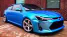 Wrapped in Oracal 970RA  Shift Effect Green/Blue.  Photo courtesy of ORAFOL.