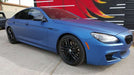 Wrapped in Avery Matte Blue Metallic by Apex Customs. (apexcustoms.com)