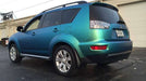 Wrapped in ORAFOL Shift Effect Aquamarine.  Photo courtesy of ORAFOL.