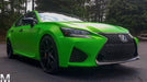 Wrapped in 3M Satin Neon Green by  Midnight Wraps (thisisntpaint.com)