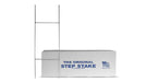 Step Stakes measure 30" tall x 10" wide