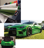 LAMINATING CHROME WITH TRANSPARENT VINYL
