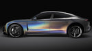 Avery SW900 Gloss Metallic Pride Prismatic Grey shown in use.