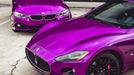 Super Chrome Purple Gloss shown in use. Photo courtesy of HEXIS.