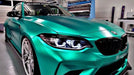 Super Chrome Turquoise Satin shown in use. Photo courtesy of HEXIS.