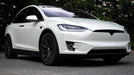 Tesla Model X wrapped in Gloss Pearl White