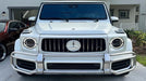 Mercedes G63 wrapped in Satin Pearl White