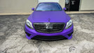 Mercedes S63 Wrapped in Satin Passion Purple Aluminum. Photo courtesy of Formula Wraps.