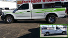 Oracal 651™ High Gloss cut graphics on truck. Photo courtesy of Foutz-Hanon Truck Accessories, Farmington, NM.