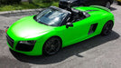 Wrapped in 3M Satin Neon Fluorescent Green.  Photo courtesy of Carbon Wraps, Orlando, FL.