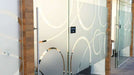 GF 790AE Print-N-Privacy Etched Glass.  Photo courtesy of General Formulations.
