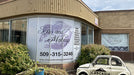 Clear Focus ClassicVue printed window graphic. Photo courtesy of Cascadia Screen Printing (cascadiascreenprinting.com)