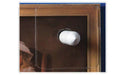 Edge Tabs Adhesive Grommet Tabs used instead of grommets on pop up banner stand. Photo courtesy of Banner Ups.