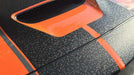 Orafol 975 Black Honeycomb Challenger Hellcat stripes by Inked Vinyl. (inkedvinyl.com)