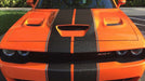 Orafol 975 Black Honeycomb Challenger Hellcat stripes by Inked Vinyl. (inkedvinyl.com)