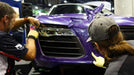 Image One Impact Wrap Glove used by Jim Miller of Miller Decals, Atlanta, GA & Charlie Trujillo of LE Wraps in Oklahoma City, OK during a speed wrapping event at SEMA 2015.