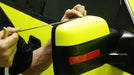 Use Mold N Hold for high end vehicle wrap accents.  Photo courtesy of the Wrap Institute, Carrollton, TX