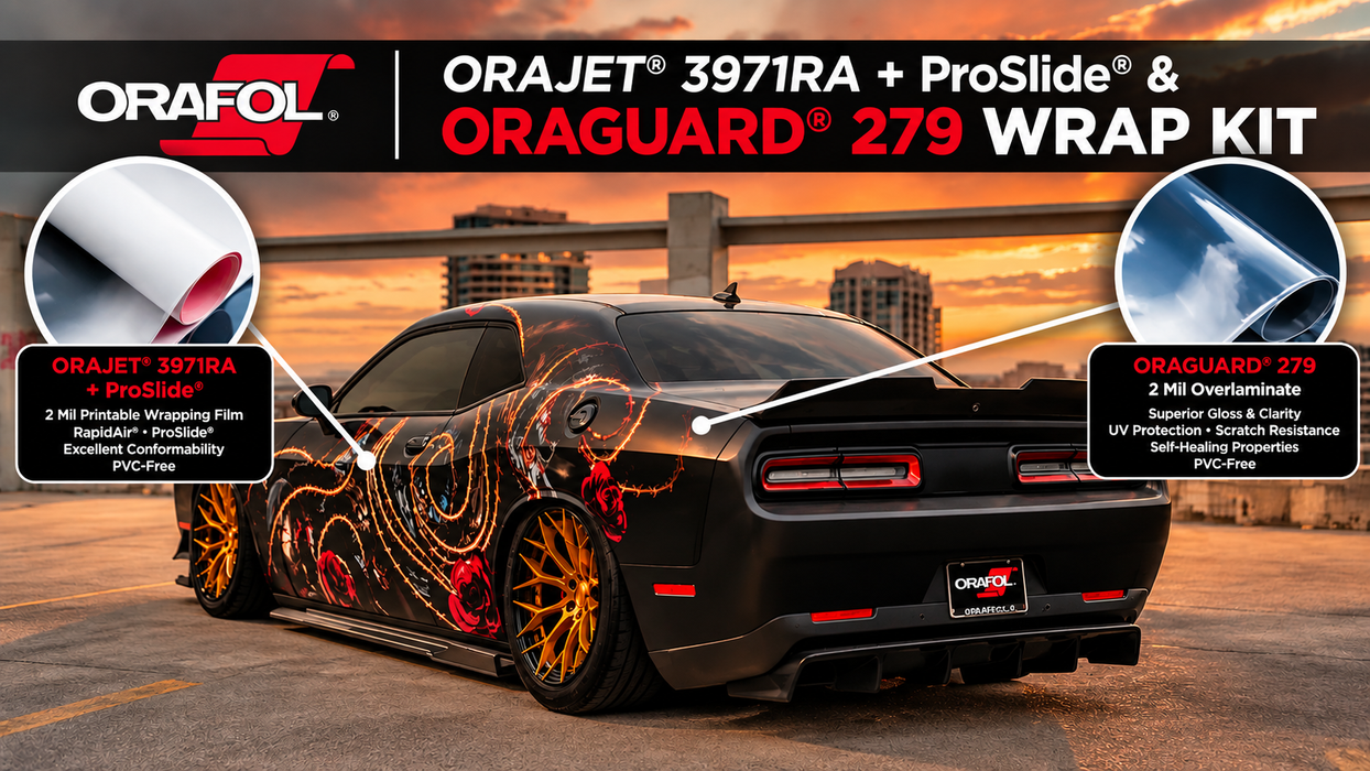 ORAFOL® ORAJET® 3971RA + ProSlide® & ORAGUARD® 279 Wrap Kit