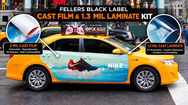 Fellers Black Label 2 Mil Cast Film & 1.2 Mil Cast Laminate Kit