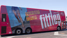 Clear Focus ClassicVue printed bus window wrap. Photo courtesy of Clear Focus.