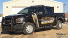 Oralite 5600 printed and cut graphics on truck by Triple V Designs (triplevdesigns.com)