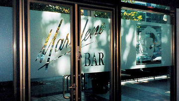 Oracal 8510 Etched Silver Coarse on glass store front. Photo courtesy of Orafol USA.