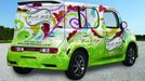 3M 8170 Graphic Window Film 50/50 in use.