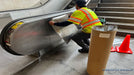 Stainless Steel shown in use.