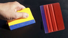 Monkey Strips used on the edge of economy squeegee to protect vinyl from scratches.