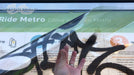 Glass Shield shown in use. Photo courtesy of Graffiti Shield.