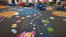GF 212 Carpet printed floor graphics.