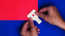 BANNERUPS Adhesive Banner Tabs used to hang banner. Photo courtesy of Banner Ups.