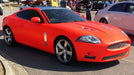 Wrapped in 3M Satin Neon Fluorescent Red.  Photo courtesy of TVP Auto, Raleigh, NC.