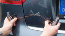 NEW & IMPROVED Plateline Remover Black shown in use.