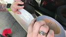 3M Satin Chrome Delete shown in use.