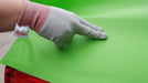 Avery Wrap Glove in use during wrap.