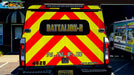 ORALITE V98 Pre-Striped Chevron Prismatic Reflective installed by Coastal Graphics 7. 