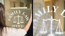 TransferRite Medium Tack 1310 Ultra Clear with Grid. Photo courtesy of American Biltrite. 