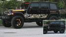 3M 680 Reflective Black on side of Jeep reflects white when light shines on it. Photo courtesy of 904 Signs and GFX, Middleburg, FL.