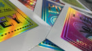 Holographic Rainbow Vinyl shown in use.