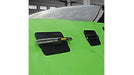 The Black Magnet Squeegee on car used to hold knife and vinyl.
