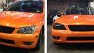 Orafol 8300 Dark Grey over clear headlamp. Photo courtesy of Mobile Tint Experts, Bell,CA.