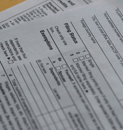 tax forms banner mobile