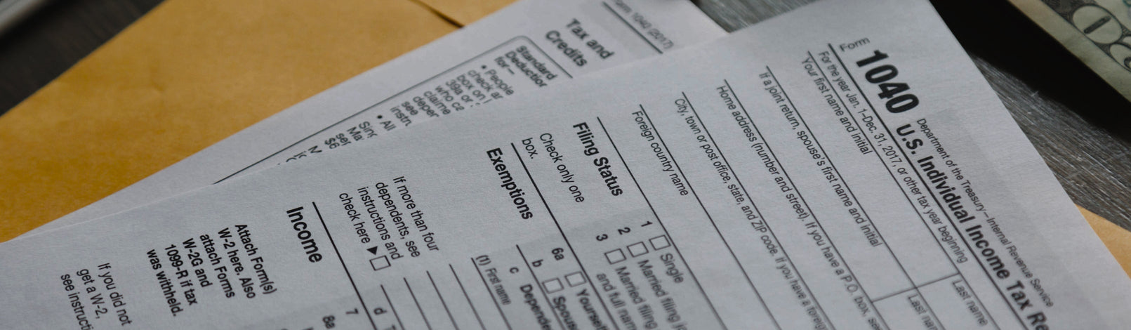 tax forms banner