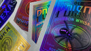 Holographic Rainbow Vinyl shown in use.