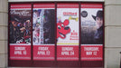 Glass Apeel Peel & Place Window Film printed graphics on glass windows.  Photo courtesy of Graber Letterin' (www.graberletterin.com)